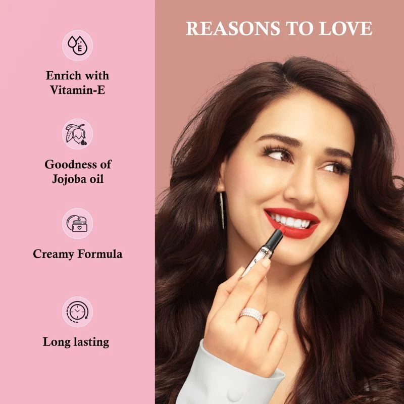 Insight Cosmetics 24 Hrs Non Transfer Matte Lipstick, Stay Basic-3.webp